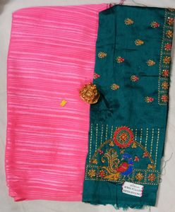 Absolutely never used beautiful fancy Saree💐💐💐