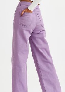 H&amp;M Purple Wide Leg Jeans/Trousers