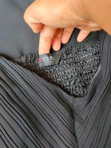 Plus Size Elegant Black Maxi Dress