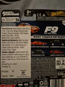 Hot Wheels Toyota Supra Fast And Furious