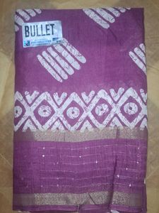 Elegant Purple Saree