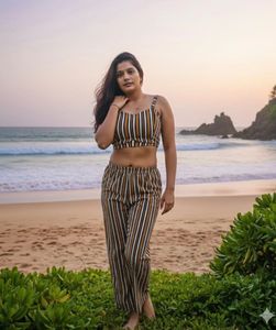 Striped Two-Piece Set