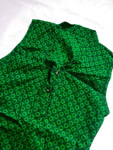 W Brand Kurti &amp; Green Top