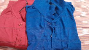 Blue Striped Polo Shirt