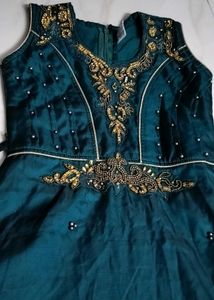 Elegant Emerald Green Party Dress