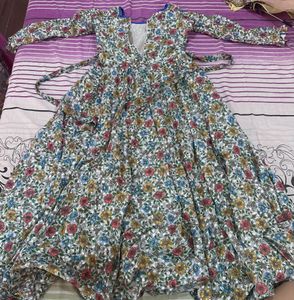 A Long Frock For 9-10 Years Old Girl