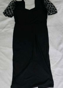 Chic Black Midi Dress