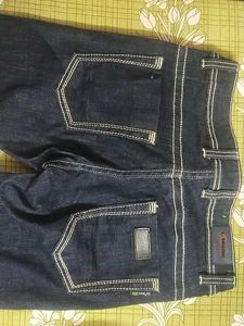 Stylish Dark Blue Denim Jeans