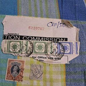 Rare1990s Central Recruitment  Fee Stamps