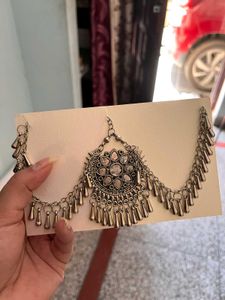 oxidized maatha patti