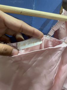 Pink Off Shoulder Dress