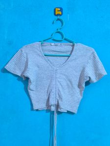 Striped Crop Top