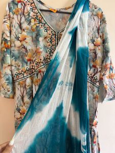 Floral Print Kurta Set