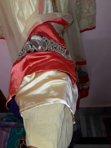 NEW:boutique designer long gown with dupatta