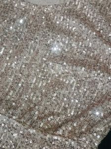 Sparkly Gold Sequin Top