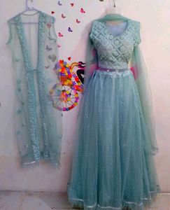 Sea Green Lehenga Choli