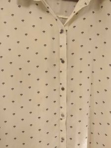 H&amp;M Patterned Button-Down Shirt
