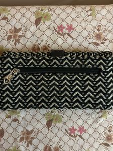 Black And White Wallet For Women