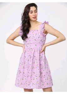 Floral Lavender Dress