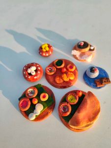 Miniature Clay Food Set