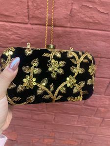 Black And Gold Bag