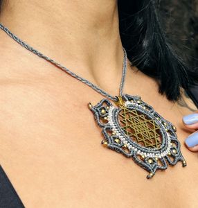 Boho Macrame Necklace