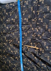 Black   Golden Flowers  Shirt