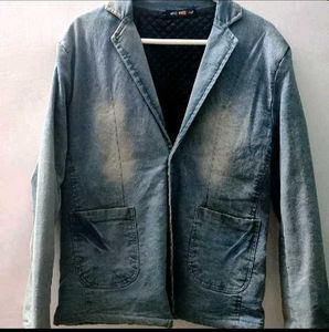 Denim Blazer Jacket