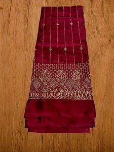 Blouse Piece Un-Stitched Embroidery Blous