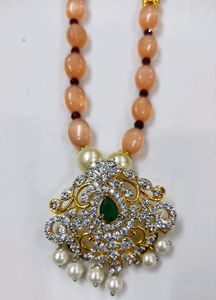 Orange Monalisa beads