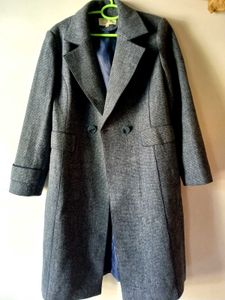 Elegant Grey Trench Coat