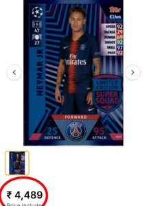 2018/19 Topps Rare Match Attax Cards