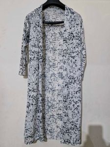 Printed Kurti with Shrug