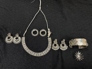 Silver Tone Earring Bundle