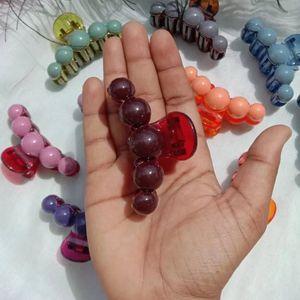 Colorful Hair Claws
