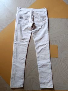 White Slim Fit Jeans
