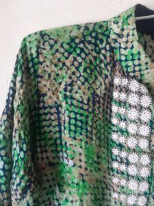 Beautiful Green Beaded Kurti