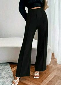 Orchid Blues Black Flared Trouser