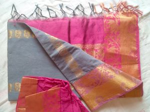 Kanjivaram Boder In Chendri Silk Pattu Saree