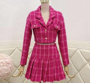Pink Plaid Co-ord Set