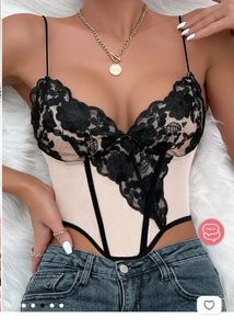 lace net corset
