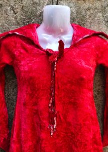 2.23.1 CUTE RED VELVET DRESS