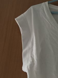 Zara loose comfy V neck T-shirt