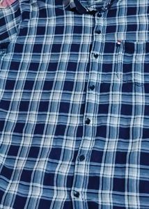 Men Checked  Shirt Xl Size
