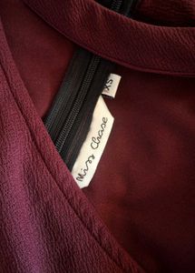 Miss Chase Maroon Embellished Jumpsuit