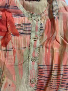 Floral Print Kurta