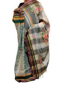 Handcrafted Embroidered Saree