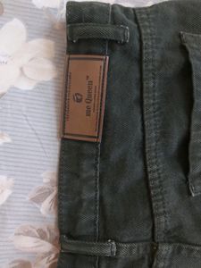 sage green baggy jeans