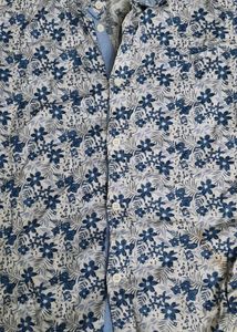 Floral Print Button-Down Tshirt For 13 Years Old