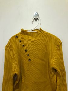 Imported Mustard Knit Sweater
